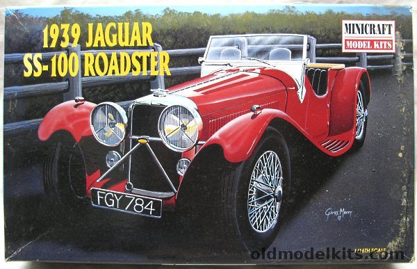 Minicraft 1/16 1939 Jaguar SS-100 Roadster (SS100), 11216 plastic model kit